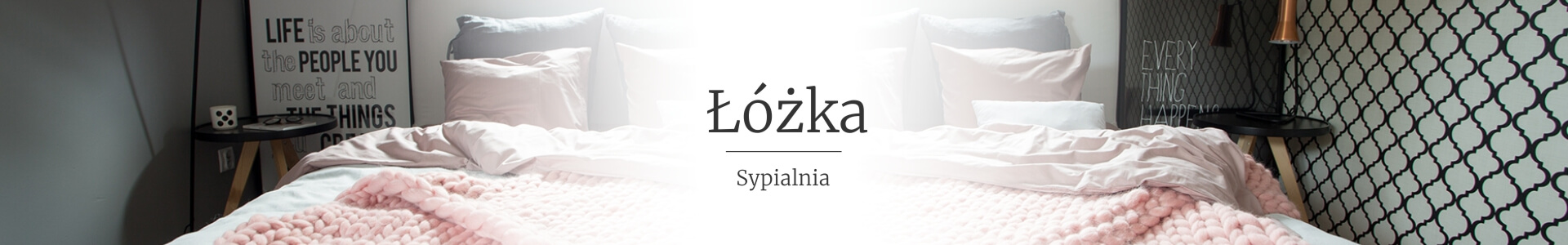 Łóżka - Lilak
