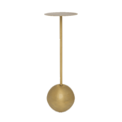 Stolik kawowy UNC  złoty Ø 21* 66 cm