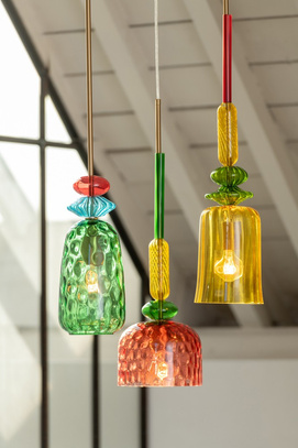Lampa sufitowa Fiona Glass Mix 160x15x15 cm