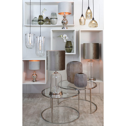 Stoliki DUARTE S/2 Ø65 x 39 + Ø75 x 44 cm Light & Living