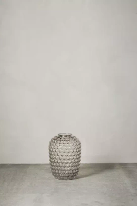 Wazon Dorinia  H20x14,5x14,5 cm. dark grey