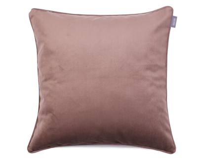 Poduszka dekoracyjna z wkładem Chek Dark Chocolate brąz 60 x 60 cm  We Love Beds