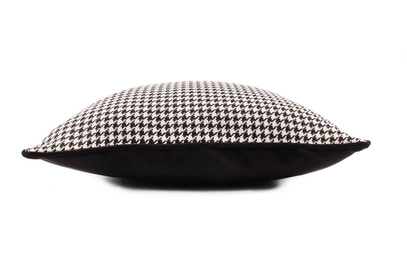 Poduszka Check Black z wkładem 45 x 45 cm  We Love Beds