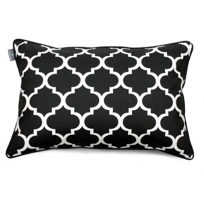 Poduszka dekoracyjna z wkładem Clover Black & White 40 x 60 cm  We Love Beds