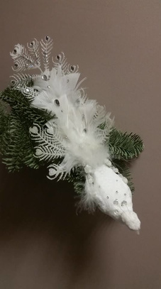 Paw dekoracyjny na choinkę 37 cm