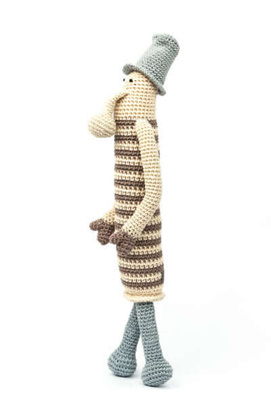 Trąbalin w brązowych rękawiczkach  H37 cm
