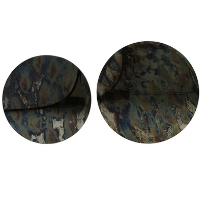 Stoliki TABUN SET S/2 Ø66x40+Ø76x45 cm Light & Living