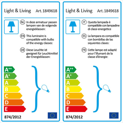 Lampa LED 47,5x28x144 cm JUPITER  Light & Living