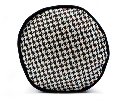 Wałek poduszka z wkładem Check Black  20 x 52 cm  We Love Beds