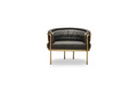 Fotel Amelie Military Olive Matt Brass Antique Frame
