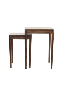 Stoliki STIJN S/2 30x30x45+38x38x53 cm  Light & Living