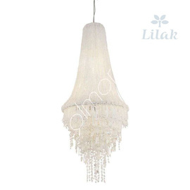 Lampa sufitowa szkło 55x55x132 cm