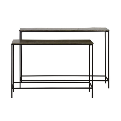 Stoliki HARTSVILLE 117x24x81 + 98x24x70 cm Light & Living