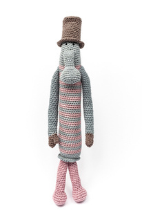 Trąbalin niebieski H37 cm