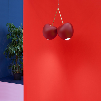 Lampa sufitowa CHERRY Czerwona 62,5x27,2x61,3cm