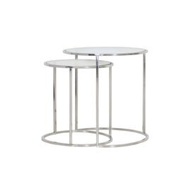 Stoliki DUARTE S/2 Ø40 x 45+Ø50 x 52 cm Light & Living