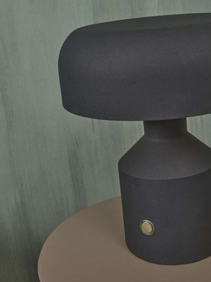 Lampa stołowa Porto czarna