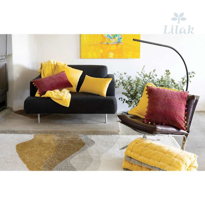 Poduszka gładka ELISE MIMOSA 40 x 65 cm