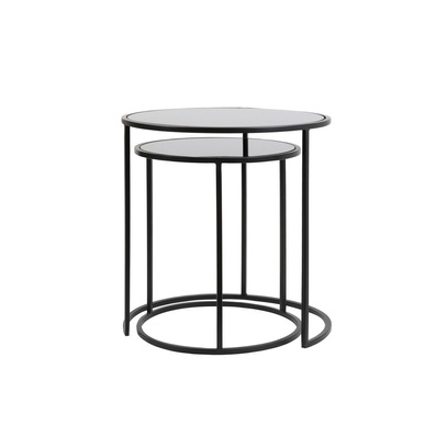 Stoliki DUARTE S/2 Ø40 x 45+Ø50 x 52 cm Light & Living