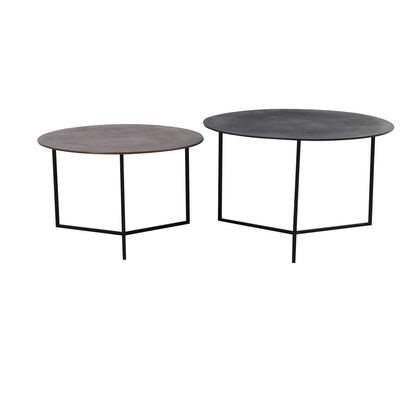 Stoliki SOCOS S/2 Ø65x40+Ø75x46 cm Light & Living