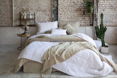 Pled ZEFF Nomade BLANC 130 x 180 cm