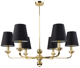 Żyrandol mosiądz Abano 840 mm