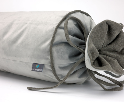Wałek poduszka Silver Candy z wkładem 20 x 58 cm  We Love Beds