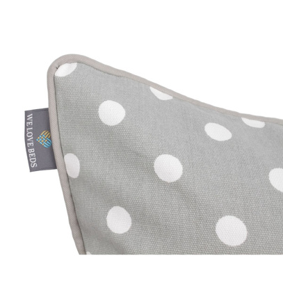 Poduszka dekoracyjna z wkładem Dots Grey 40 x 60 cm  We Love Beds