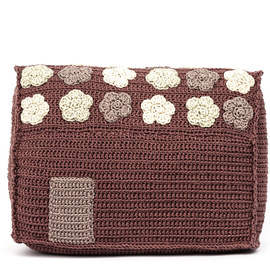 Domek w kwiaty, poziomy H 22 cm HOA MOA