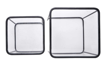 Stoliki LOFTI S/2 S/2 40x40x45+50x50x52 cmLight & Living