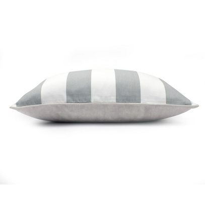 Poduszka dekoracyjna z wkładem Belts Grey 60 x 60 cm  We Love Beds