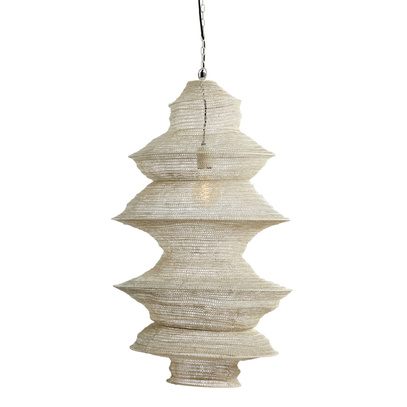 Lampa wisząca Nakisha jasny szary