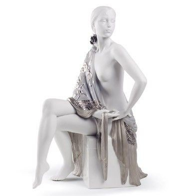 Firura porcelanowa Nude Whit Shawl Re-Deco Lladro 