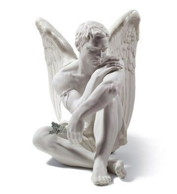 Figura porcelanowa Protective Angel 28 x 40 cm Lladro 