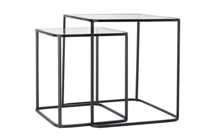 Stoliki LOFTI S/2 S/2 40x40x45+50x50x52 cmLight & Living