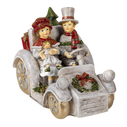 Auto świąteczne z rodzinką H22cm