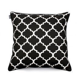 Poduszka dekoracyjna z wkładem Clover Black 60 x 60 cm We Love Beds