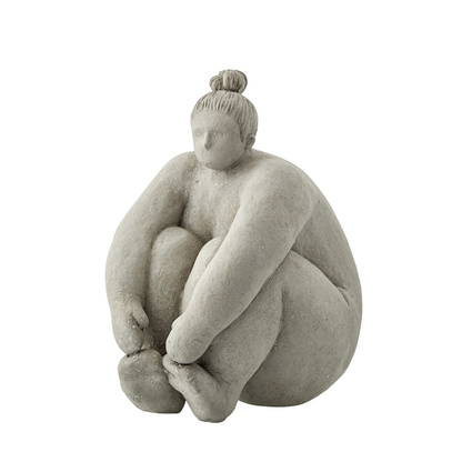 Kobieta figura dekoracyjna beż H24 cm Lene Bjerre 