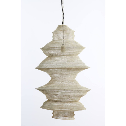 Lampa wisząca Nakisha jasny szary