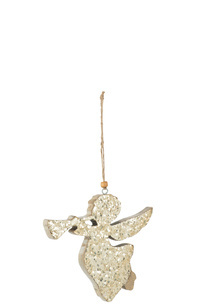 Zawieszka Anioł Złota 14,5x2 cm