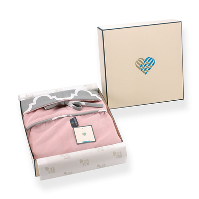 Wałek poduszka z wkłaem Rose Quartz 20 x 58 cm  We Love Beds