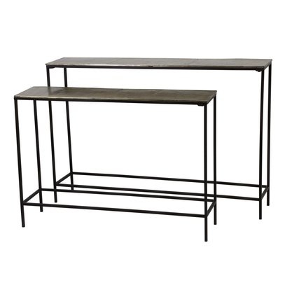 Stoliki HARTSVILLE 117x24x81 + 98x24x70 cm Light & Living