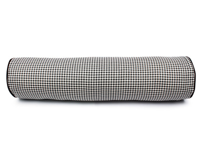 Wałek poduszka z wkładem Check Black  20 x 52 cm  We Love Beds