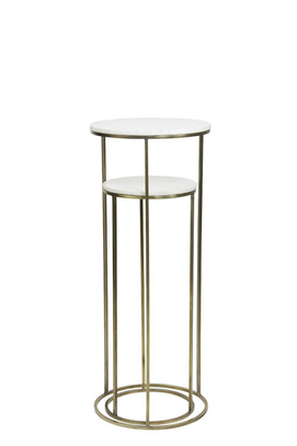Stoliki RICARDO S/2 Ø32x82+Ø41x102 cm Light & Living