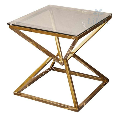 Stolik kawowy Diament SS/GO 50*50*52 cm