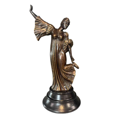 Figura Kobieta Brąz 44x26x18