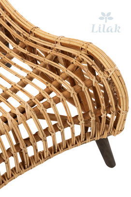 Fotel rattanowy naturalny