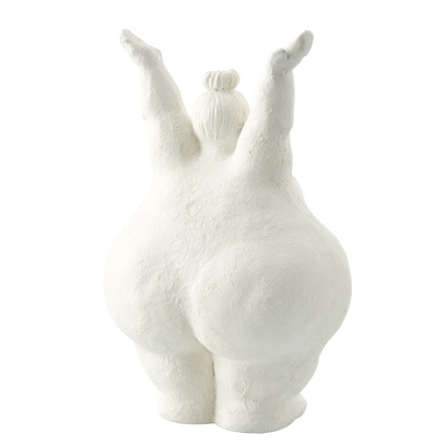 Kobieta figura dekoracyjna biała H28 cm Lene Bjerre 