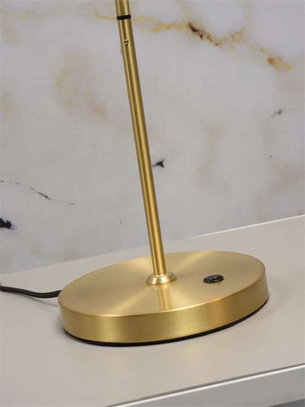 Lampa stołowa Lion złota 