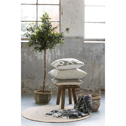 Taboret drewno CEDRO 50x31x43 cm Light & Living